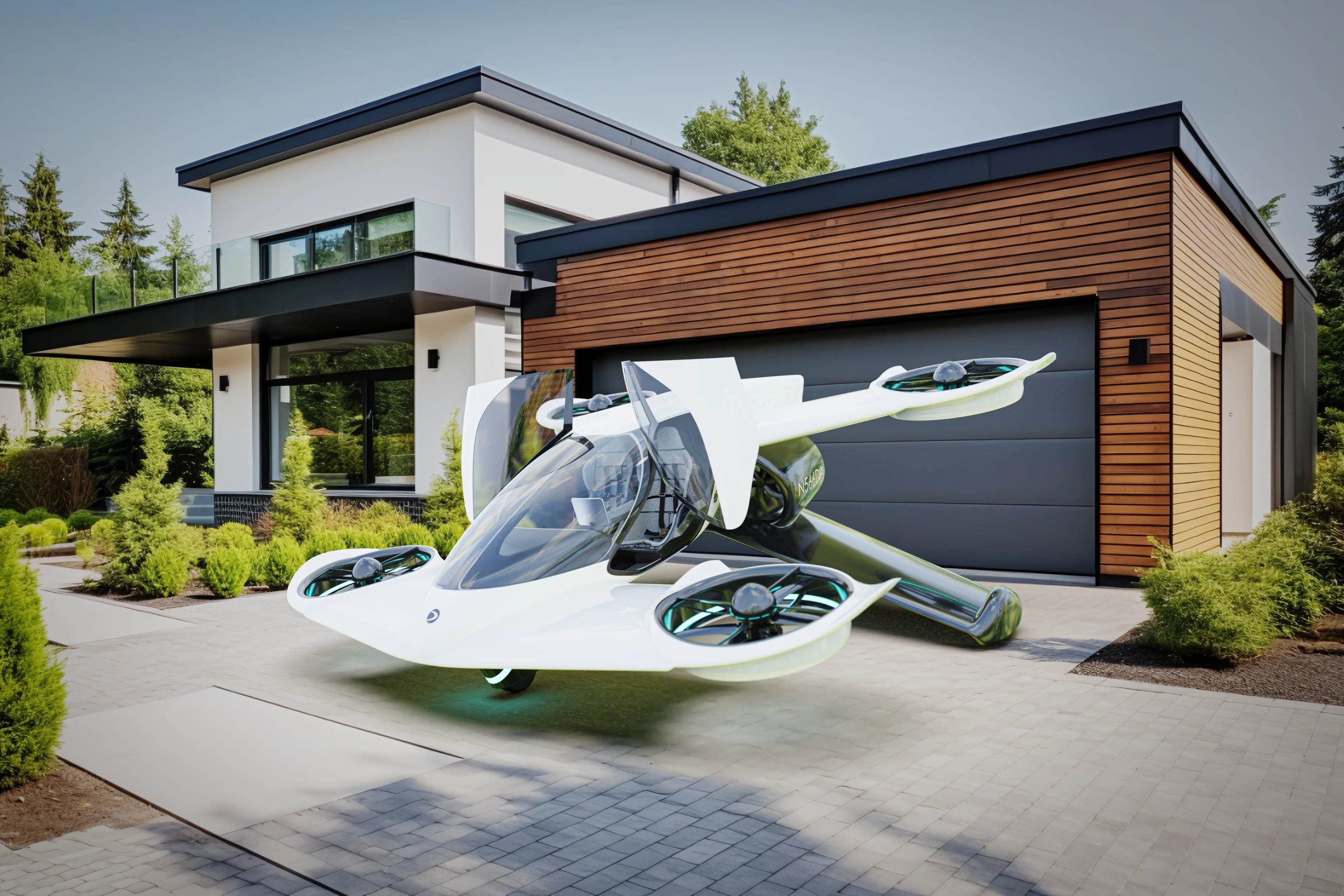 Doroni H1-X in garage